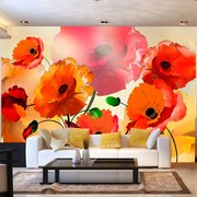 Artgeist Fototapeta - Velvet Poppies Veľkosť: 294x210, Verzia: Samolepiaca