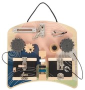 Small Foot - Motorická doska so zámkami a otáčavými prvkami