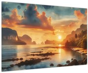 Obraz - Pohľad z pláže (90x60 cm)