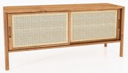 TV stolík z dubového dreva 142x64 cm Pola - The Beds