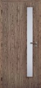 Doornite Interiérové dvere Verto, 60 L, 646 × 1 983 mm, fólia, ľavé, dub Siena, presklené