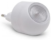 PHENOM LED nočná smerová lampička 1W/230V so svetelným senzorom a otočnou hlavou