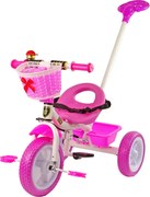 LEAN Trike Trojkolka PRO100 Pink Basketball EVA Wheels
