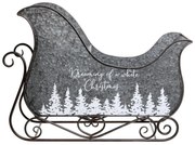 Zinkové antik kovové zdobené sane - 68*33*50 cm