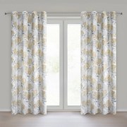 ZÁVES NA KRÚŽKOCH INARI 140X250 CM KVETY