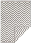 Obojstranný koberec Hanse Home Twin Supreme Palma sivý / krémový