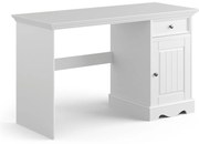 PROXIMA.store - Rustikálny písací stôl 1.1 - BELLUNO ELEGANTE FARBA: biela