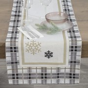 VIANOČNÝ GOBELÍNOVÝ BEHÚŇ NA STÔL ANGEL 45X140 CM VZOROVANÝ