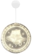 Sviatočná LED dekorácia - 311382A zvonček
