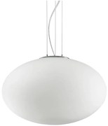 Ideal Lux - Luster na lanku CANDY 1xE27/42W/230V pr. 40 cm biela