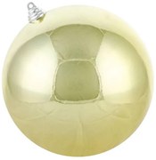 DECOLED Plastová guľa, priemer 20 cm, zlatá, lesklá
