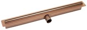 Laveo Slim, lineárny odtok s mriežkou 50 cm, ružové zlato, LAV-COS_850D