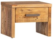 furniture-nabytek.cz - Masívny nočný stolík Albury z recyklovanej borovice, lakovaný, prírodná farba