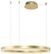 Azzardo AZ4961 -LED Stmievateľný luster na lanku HALO LED/56W/230V pr. 80 cm zlatá AZ4961