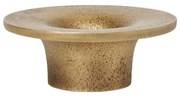 Ferm Living Kovový svietnik Soothe Brass Finish Ø 8 cm