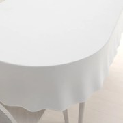 Biante Teflónový oválny obrus - Paris TF-004 Biely 50x100 cm