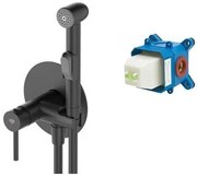 Bidetová batéria SAT vrátane podomietkového telesa čierna SATBSPBKTC