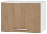 Horná skrinka Vento GO-50/36, biela / dub medový