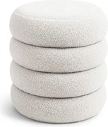 Taburetka SNUGGO MIST biela