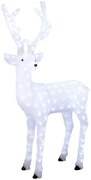LED svetelná dekorácia Jeleň, napájanie: sieťové, studená biela, výška: 130 cm