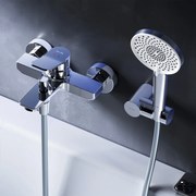 Vaňová a sprchová batéria AM.PM X-Joy FXA15000 s ručnou sprchou, chróm