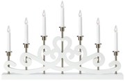 Markslöjd 705965 - Vianočný svietnik NIGHTFALL 7xE10/3W/230V biela