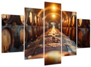 Obraz - Vínna pivnica (150x105 cm)