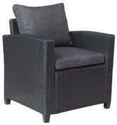 Kreslo technoratan Stockholm čierne