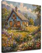 Obraz krajiny na plátne Letná skrýša