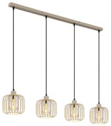 Globo 15758-4H - Luster na lankách ALFRED 4xE27/40W/230V