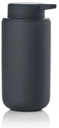 Čierny nástenný kameninový dávkovač mydla 450 ml Ume - Zone