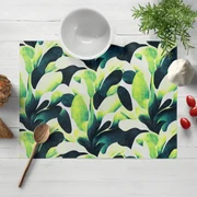 Biante Dekoračné prestieranie na stôl Rongo RGP-505 Veľké zelené listy 30x40 cm