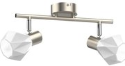 Prezent 27510 - Bodové svietidlo METIS 2xE14/40W/230V matný chróm