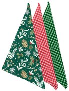 Bavlnené utierky ZIMNÉ VETVIČKY 45 x 70 cm 3 ks