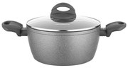 Florina Kamenný hrniec s pokrievkou na indukciu a plyn Lava Stone MG, 16 cm, 1,2 l