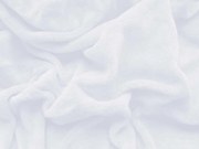 XPOSE® Mikroplyšová plachta Exclusive - biela 200x220 cm