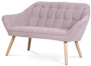 Autronic BONTEC Dvojmiestna pohovka, sivá, látka, AK-322 GREY2 Farba: Ružová