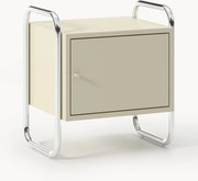 Kovový nočný stolík's ľavostranným alebo pravostranným otváraním Robyn