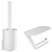 Sada doplnkov Hansgrohe WallStoris vo farbe matná biela 27969700