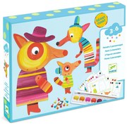 Výtvarná hra - líščia rodinka