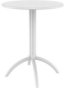 OCTOPUS  Ø60 záhradný stôl white