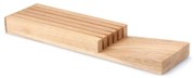 Continenta C30518 - Organizér na nože 39x11x3,5 cm gumovník