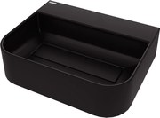 Deante Arnika, granitové umývadlo na dosku 505x405x135 mm, čierna matná, DEA-CQA_NU5S