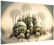 Obraz - Rozprávkové chalúpky (90x60 cm)
