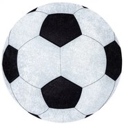 Detský kusový koberec Junior 51553.802 Football, 80x80 (priemer) kruh, viacfarebná, detská izba, Dywany Łuszczów
