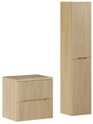 Koupelnová sestava Nordic s deskou a skříňkami 60 cm dub cremona