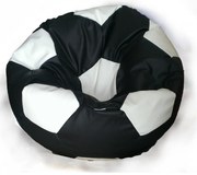 Sedací vak čierno biela futbalová lopta