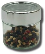 Korenica, sklenená s priehľadným viečkom, SLOIK, 80 ml