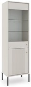 Vitrína Iseo 54 cm kašmír/černá