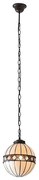 Endon 67044 - Závesný luster na reťazi Tiffany FARGO 1xE14/40W/230V priemer 25,5 cm